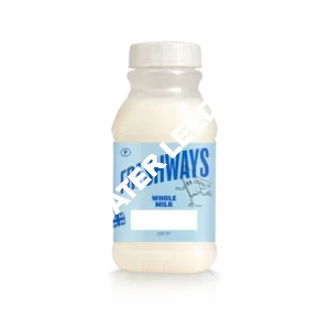 Freshways whole milk 189ml poly bottle