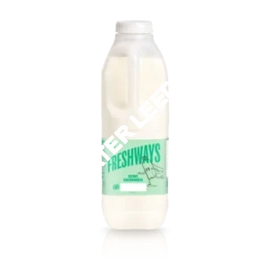 Freshways semi-skimmed milk 1 litre poly bottle