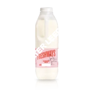 Freshways skimmed milk 1 litre poly bottle