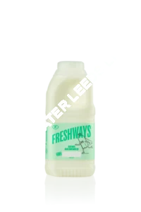 Freshways 1 pint semi skimmed milk poly bottle