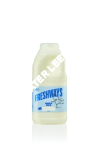 Freshways 1 pint whole milk poly bottle