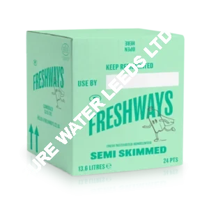 Freshways semi-skimmed milk 24 pint pergal pack