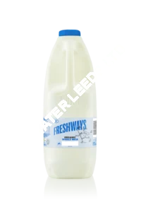 Freshways 2 litre organic whole milk poly bottle
