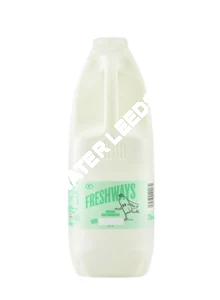 Freshways 2 litre semi skimmed milk plastic bottle