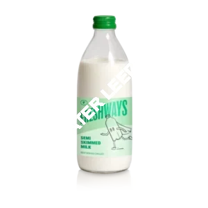 Freshways semi-skimmed sterilised milk 500ml bottle